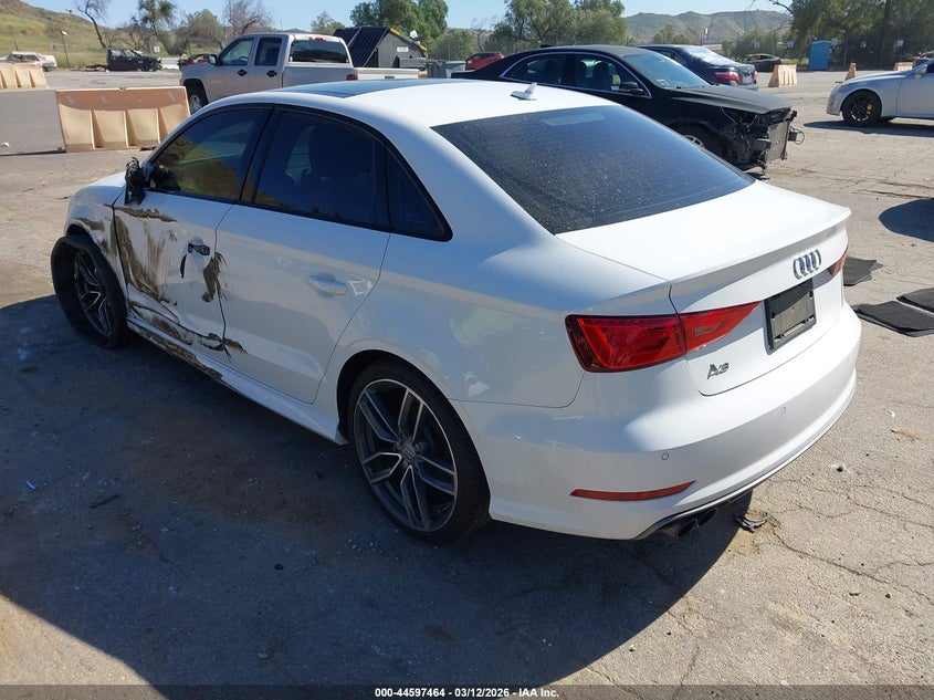 2016 Audi A3 VIN WAUA7GFF1G1069785 IAAI salvage auction — LEFT SIDE, Salvage (California), sold $1,150 on 2026-07-21 (photo 3)