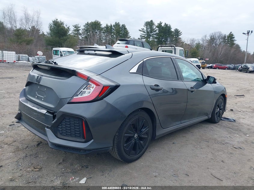 2019 Honda Civic VIN SHHFK7H68KU400719 IAAI salvage auction — FRONT & REAR, Salvage (Massachusetts), sold $2,150 on 2026-07-31 (photo 4)