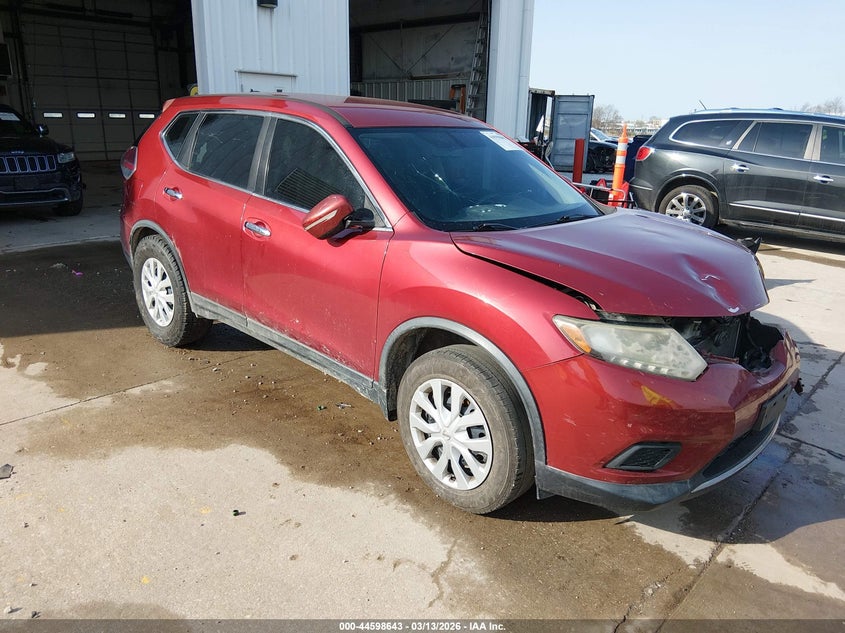 2015 Nissan Rogue VIN KNMAT2MV8FP527121 IAAI salvage auction — FRONT END, Salvage (Missouri), sold $425 on 2026-07-20 (photo 1)