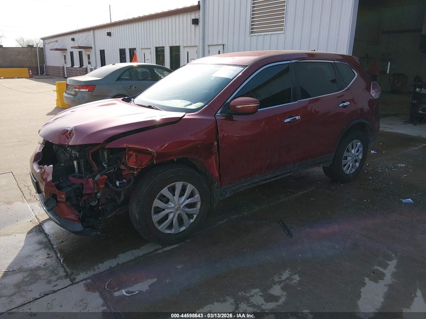 2015 Nissan Rogue VIN KNMAT2MV8FP527121 IAAI salvage auction — FRONT END, Salvage (Missouri), sold $425 on 2026-07-20 (photo 2)