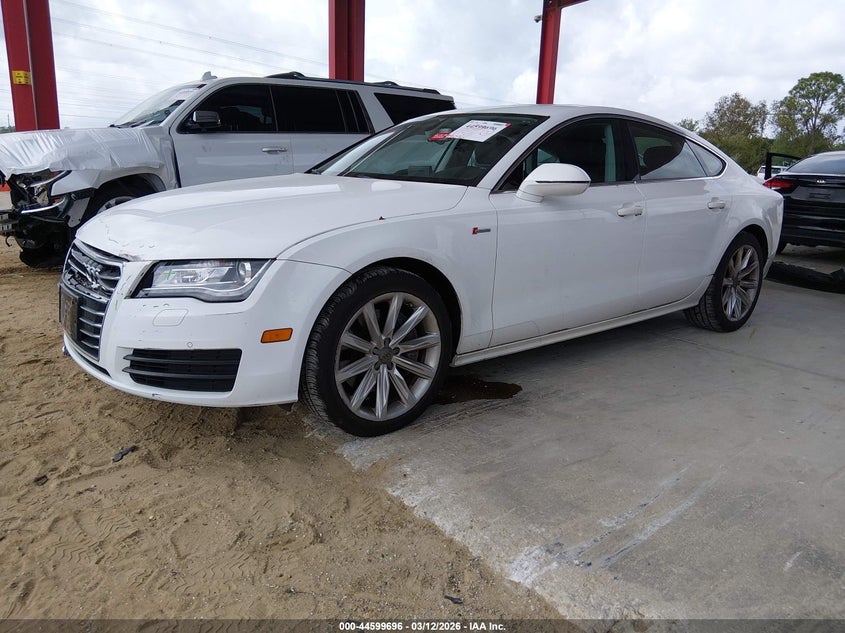 2012 Audi A7 VIN WAUYGAFC6CN036950 IAAI salvage auction — FRONT END, Salvage Title, sold $1,650 on 2026-07-21 (photo 2)