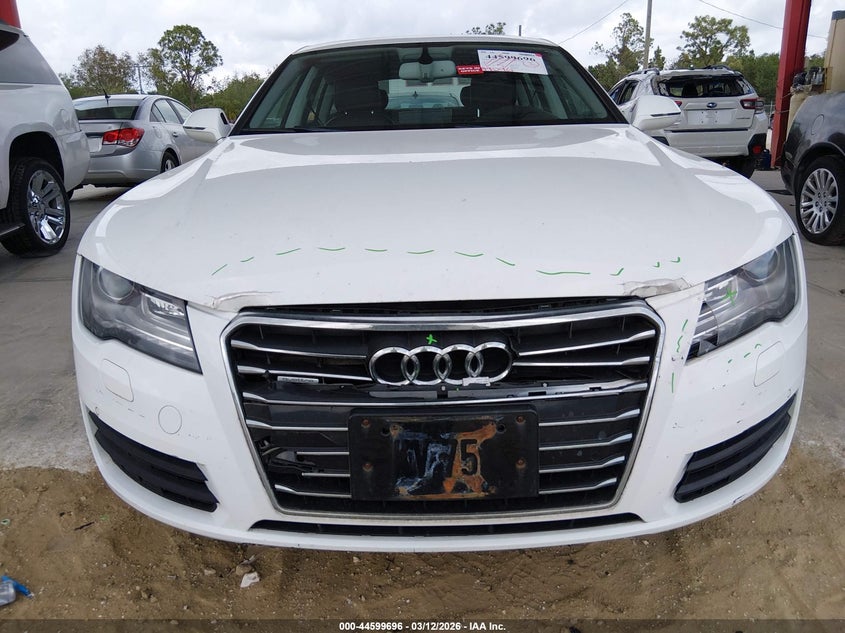 2012 Audi A7 VIN WAUYGAFC6CN036950 IAAI salvage auction — FRONT END, Salvage Title, sold $1,650 on 2026-07-21 (photo 6)