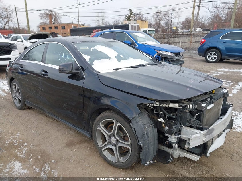 2014 Mercedes-benz Cla-klasse VIN WDDSJ4EB9EN059118 IAAI salvage auction — FRONT END, Salvage (Michigan), sold $1,200 on 2026-08-13 (photo 1)