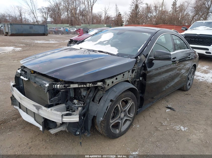 2014 Mercedes-benz Cla-klasse VIN WDDSJ4EB9EN059118 IAAI salvage auction — FRONT END, Salvage (Michigan), sold $1,200 on 2026-08-13 (photo 2)