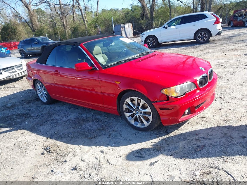 2004 BMW 3er VIN WBABW53464PL43828 IAAI salvage auction — FRONT END, Salvage (Georgia), sold $1,025 on 2026-07-31 (photo 1)