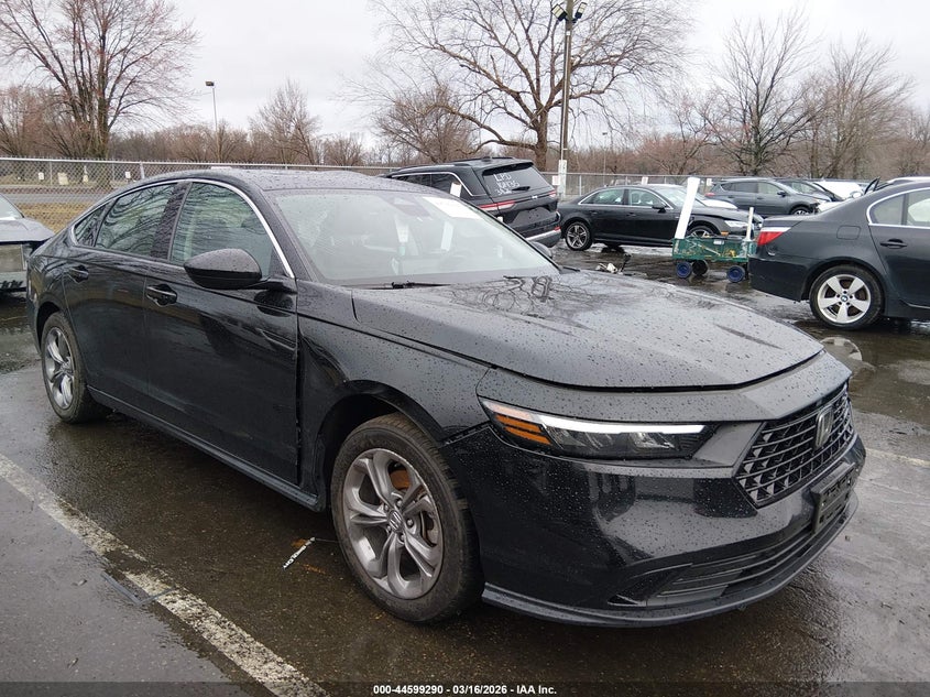 2024 Honda Accord VIN 1HGCY1F34RA005076 IAAI salvage auction — LEFT SIDE, Salvage (New Jersey), sold $8,050 on 2026-07-30 (photo 1)