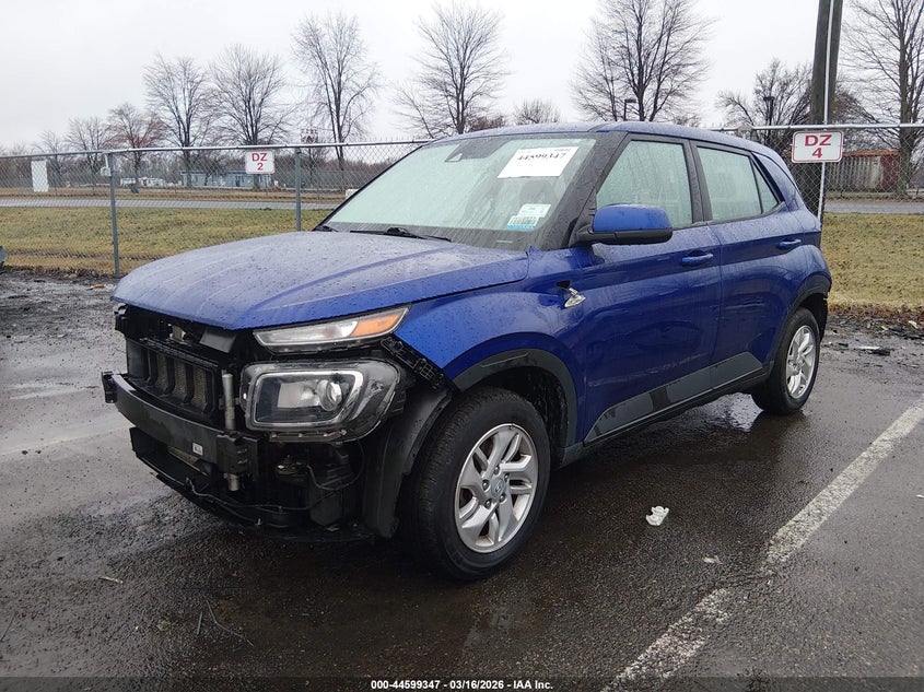 2022 Hyundai Venue VIN KMHRB8A37NU152118 IAAI salvage auction — FRONT & REAR, Salvage (New Jersey), sold $3,300 on 2026-07-06 (photo 2)