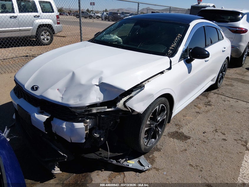 2021 Kia K5 VIN 5XXG64J25MG039837 IAAI salvage auction — LEFT FRONT, Salvage (Texas), sold $3,850 on 2026-07-08 (photo 2)