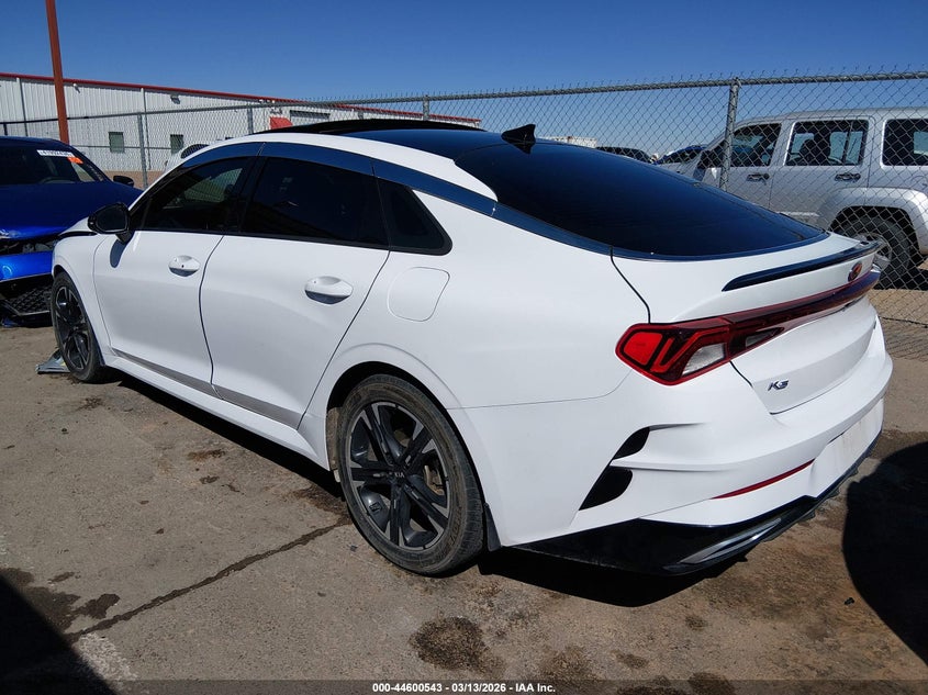 2021 Kia K5 VIN 5XXG64J25MG039837 IAAI salvage auction — LEFT FRONT, Salvage (Texas), sold $3,850 on 2026-07-08 (photo 3)