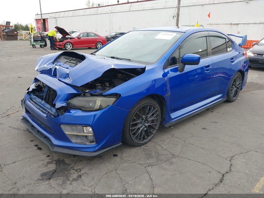 2017 Subaru Wrx VIN JF1VA1J61H9829801 IAAI salvage auction — FRONT & REAR, Salvage (Oregon), sold $3,350 on 2026-07-09 (photo 2)