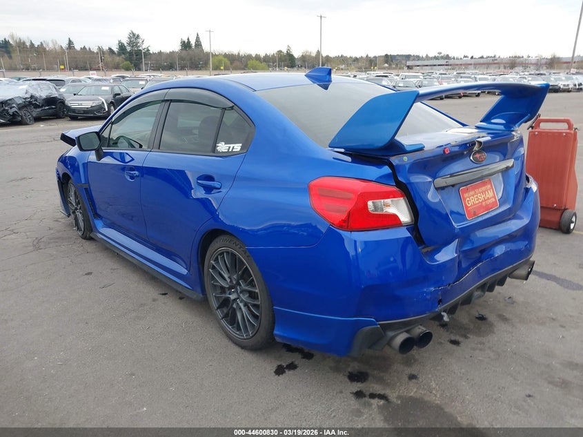 2017 Subaru Wrx VIN JF1VA1J61H9829801 IAAI salvage auction — FRONT & REAR, Salvage (Oregon), sold $3,350 on 2026-07-09 (photo 3)