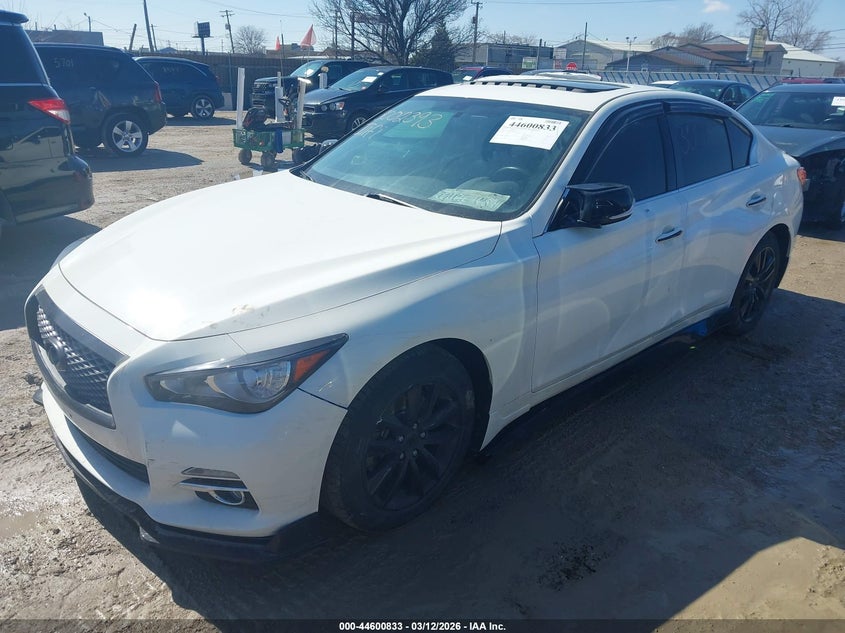 2017 Infiniti Q50 VIN JN1EV7AR8HM835722 IAAI salvage auction — UNKNOWN, Salvage Title, sold $3,700 on 2026-07-24 (photo 2)