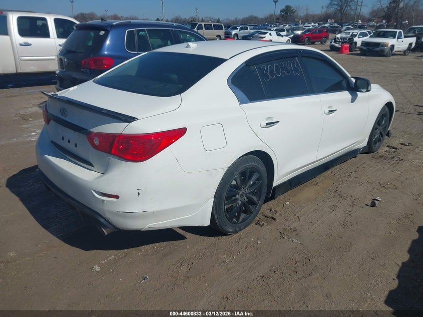 2017 Infiniti Q50 VIN JN1EV7AR8HM835722 IAAI salvage auction — UNKNOWN, Salvage Title, sold $3,700 on 2026-07-24 (photo 4)