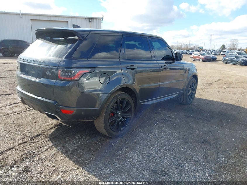 2020 Land rover Range rover sport VIN SALWS2RU5LA747297 IAAI salvage auction — LEFT REAR, Salvage (Illinois), sold $17,500 on 2026-07-08 (photo 4)