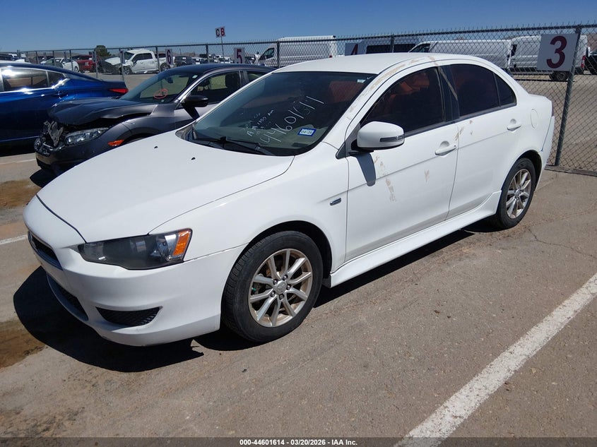 2015 Mitsubishi Lancer VIN JA32U2FU4FU021131 IAAI salvage auction — FRONT & REAR, Salvage Title, sold $600 on 2026-07-24 (photo 2)