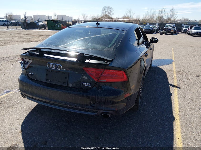 2014 Audi A7 VIN WAU2GAFC6EN034513 IAAI salvage auction — REAR END, Salvage (Colorado), sold $2,150 on 2026-07-07 (photo 4)
