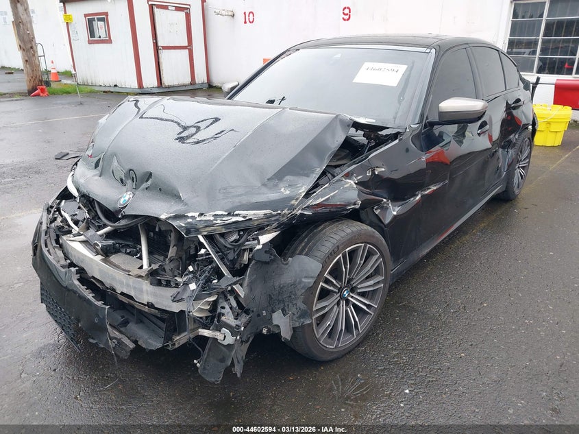 2020 BMW 3er VIN WBA5U7C09LFH59956 IAAI salvage auction — FRONT & REAR, Salvage (Oregon), sold $9,250 on 2026-07-23 (photo 6)