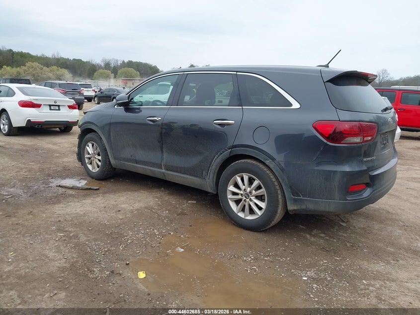 2019 Kia Sorento VIN 5XYPG4A58KG481463 IAAI salvage auction — FRONT END, Clear (Tennessee), sold $2,350 on 2026-07-15 (photo 3)