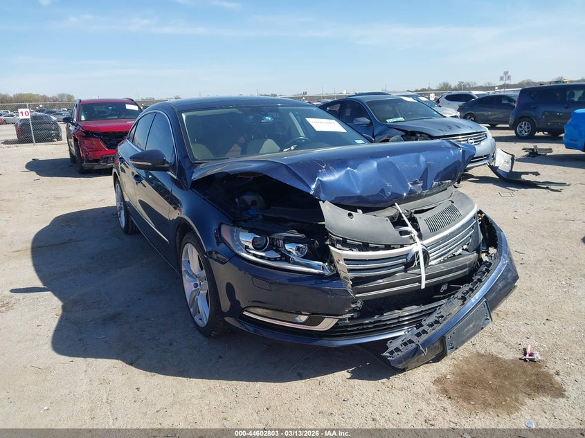 2013 Volkswagen Passat cc VIN WVWRN7AN0DE505198 IAAI salvage auction — FRONT END, Salvage Title, sold $875 on 2026-07-07 (photo 1)
