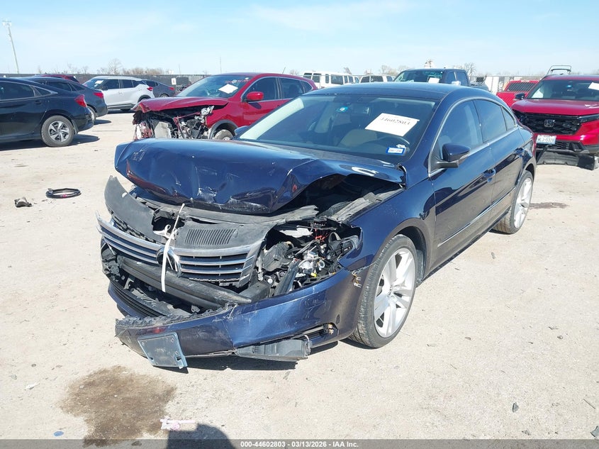 2013 Volkswagen Passat cc VIN WVWRN7AN0DE505198 IAAI salvage auction — FRONT END, Salvage Title, sold $875 on 2026-07-07 (photo 2)