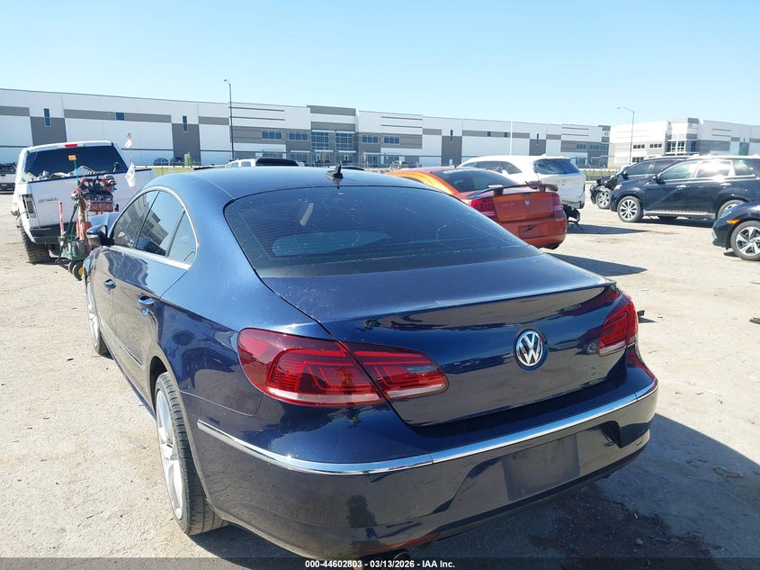2013 Volkswagen Passat cc VIN WVWRN7AN0DE505198 IAAI salvage auction — FRONT END, Salvage Title, sold $875 on 2026-07-07 (photo 3)