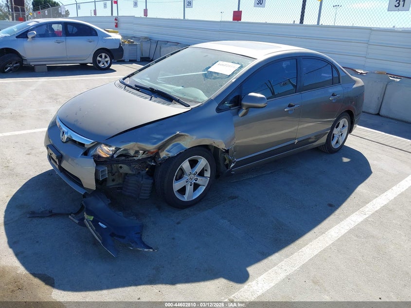 2006 Honda Civic VIN 2HGFA168X6H523204 IAAI salvage auction — LEFT FRONT, Salvage (California), sold $700 on 2026-07-09 (photo 2)