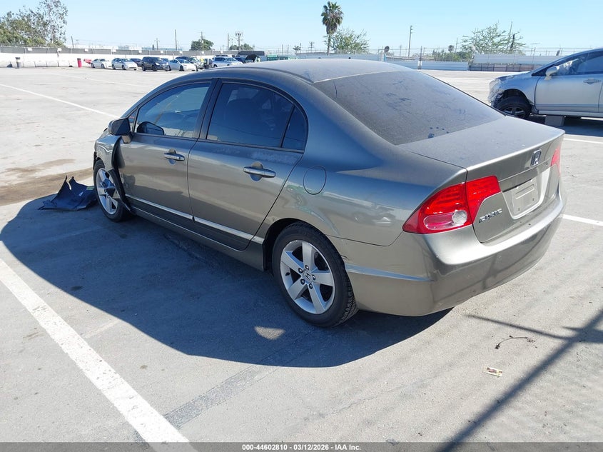 2006 Honda Civic VIN 2HGFA168X6H523204 IAAI salvage auction — LEFT FRONT, Salvage (California), sold $700 on 2026-07-09 (photo 3)