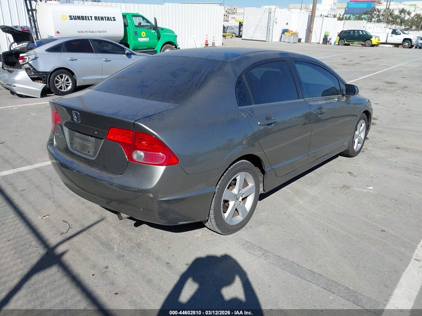 2006 Honda Civic VIN 2HGFA168X6H523204 IAAI salvage auction — LEFT FRONT, Salvage (California), sold $700 on 2026-07-09 (photo 4)