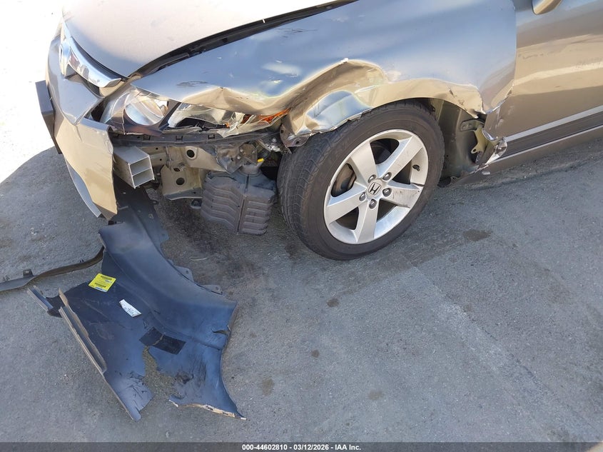 2006 Honda Civic VIN 2HGFA168X6H523204 IAAI salvage auction — LEFT FRONT, Salvage (California), sold $700 on 2026-07-09 (photo 6)