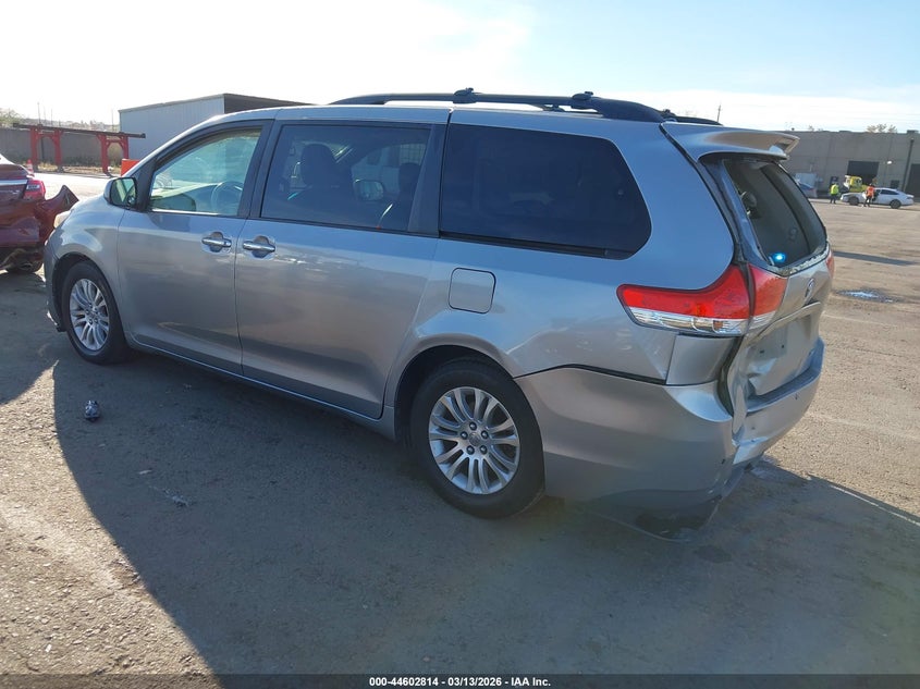 2011 Toyota Sienna VIN 5TDYK3DC3BS108552 IAAI salvage auction — REAR END, Salvage (California), sold $1,650 on 2026-07-29 (photo 3)