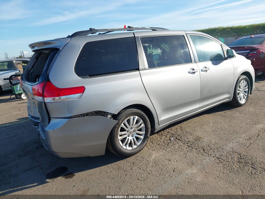 2011 Toyota Sienna VIN 5TDYK3DC3BS108552 IAAI salvage auction — REAR END, Salvage (California), sold $1,650 on 2026-07-29 (photo 4)