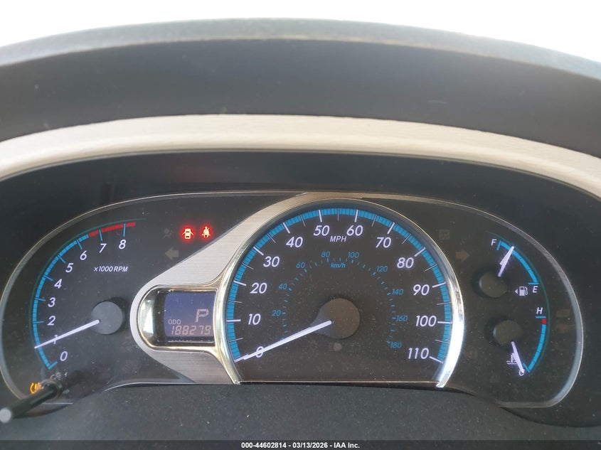 2011 Toyota Sienna VIN 5TDYK3DC3BS108552 IAAI salvage auction — REAR END, Salvage (California), sold $1,650 on 2026-07-29 (photo 7)