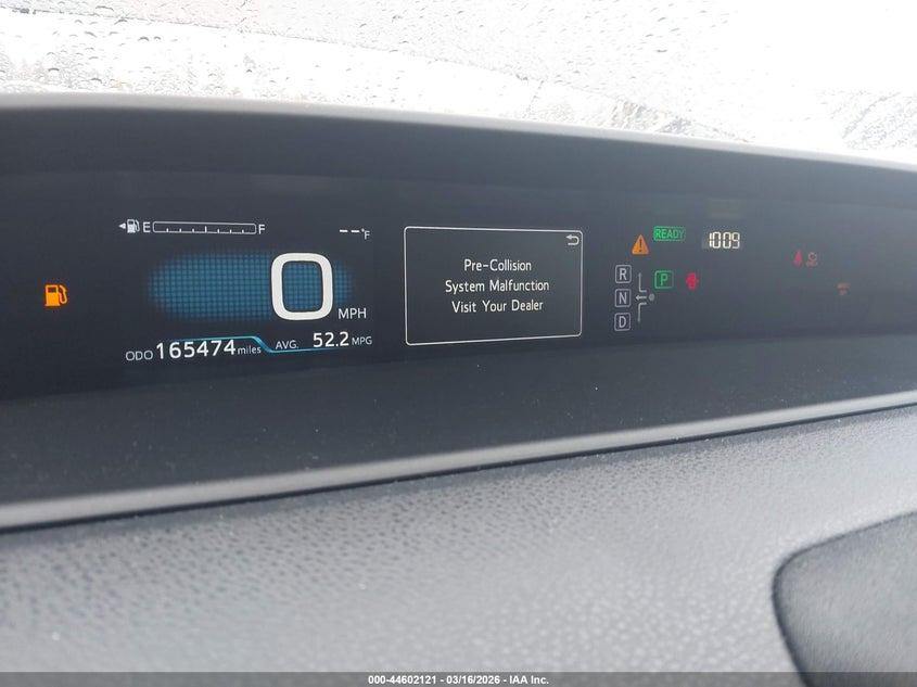 2016 Toyota Prius VIN JTDKARFU3G3511697 IAAI salvage auction — FRONT & REAR, Salvage Title, sold $1,850 on 2026-07-10 (photo 7)