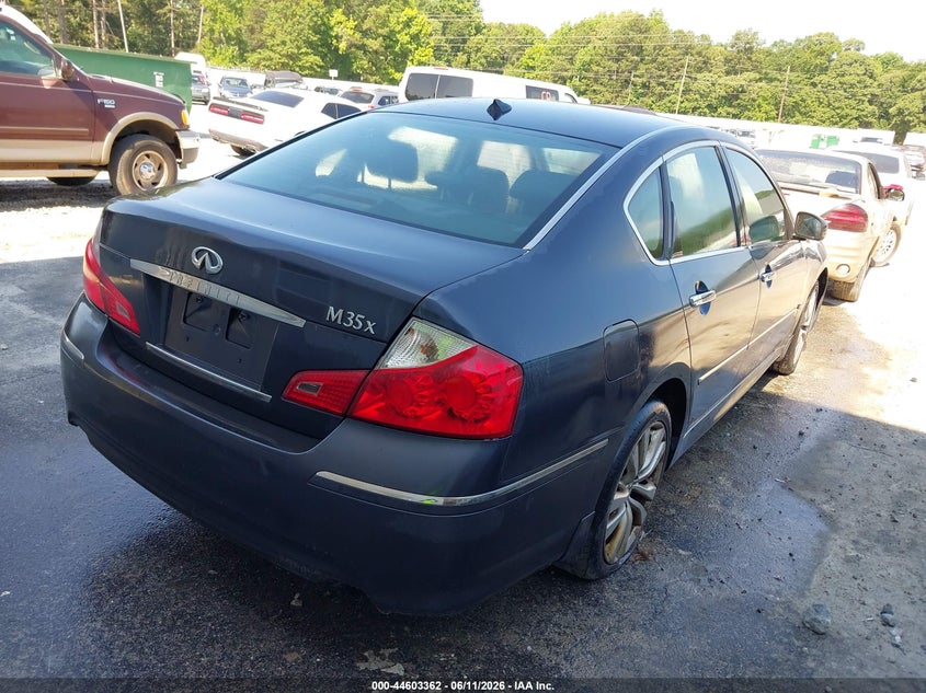 2009 Infiniti M VIN JNKCY01F89M851105 IAAI salvage auction — NORMAL WEAR, Repossession Paperwork (Georgia), sold $475 on 2026-07-15 (photo 4)
