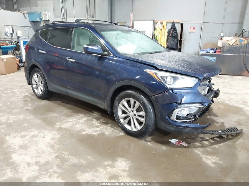 2017 Hyundai Santa fe VIN 5XYZUDLA2HG503283 IAAI salvage auction — FRONT END, Salvage (New Hampshire), sold $1,950 on 2026-07-08 (photo 1)