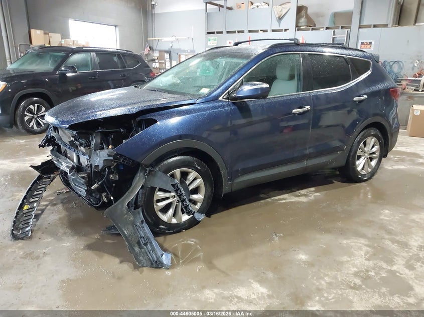2017 Hyundai Santa fe VIN 5XYZUDLA2HG503283 IAAI salvage auction — FRONT END, Salvage (New Hampshire), sold $1,950 on 2026-07-08 (photo 2)