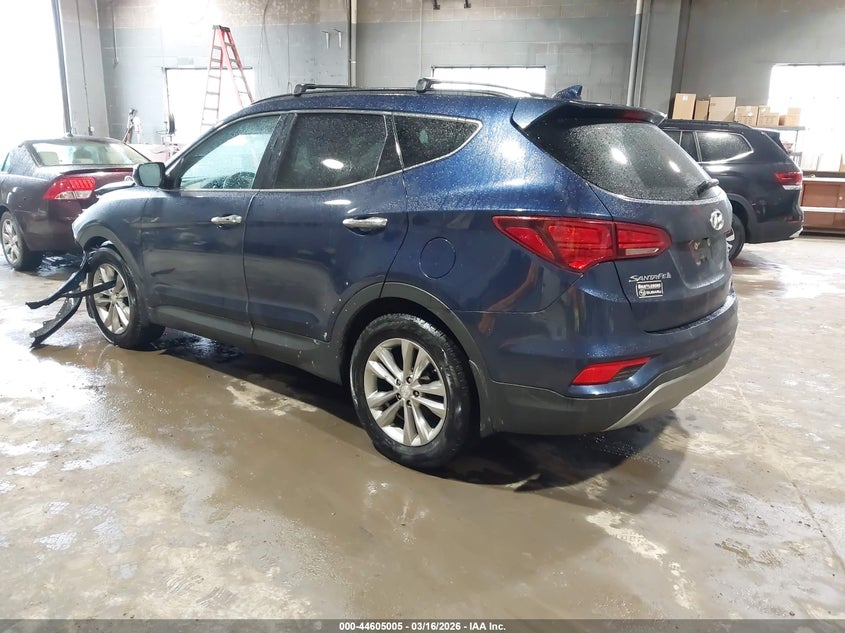 2017 Hyundai Santa fe VIN 5XYZUDLA2HG503283 IAAI salvage auction — FRONT END, Salvage (New Hampshire), sold $1,950 on 2026-07-08 (photo 3)
