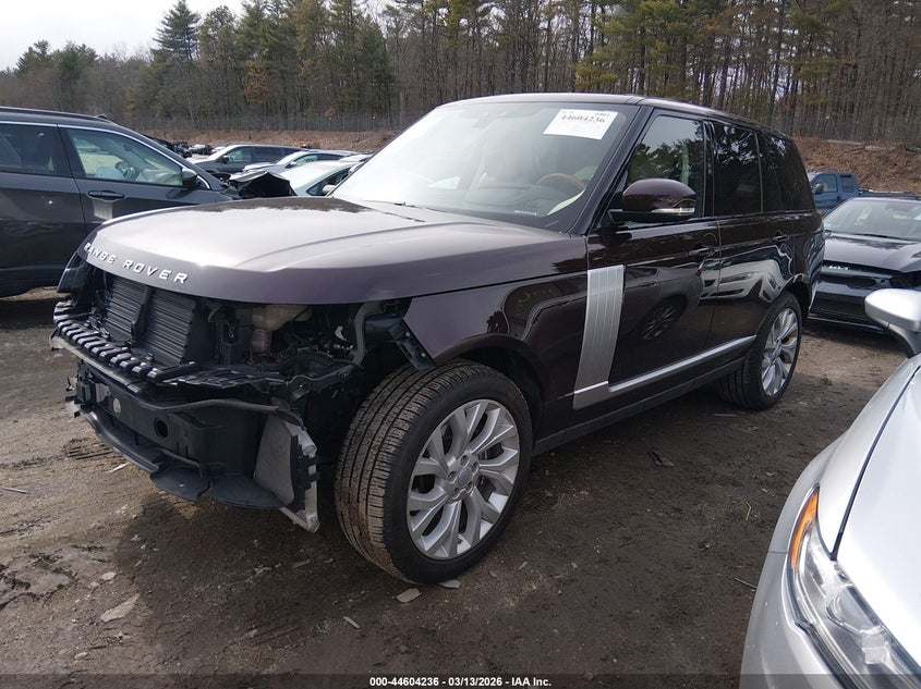 2019 Land rover RANGE ROVER VIN SALGS2SV9KA541003 IAAI salvage auction — FRONT END, Salvage (Massachusetts), sold $18,175 on 2026-07-31 (photo 2)