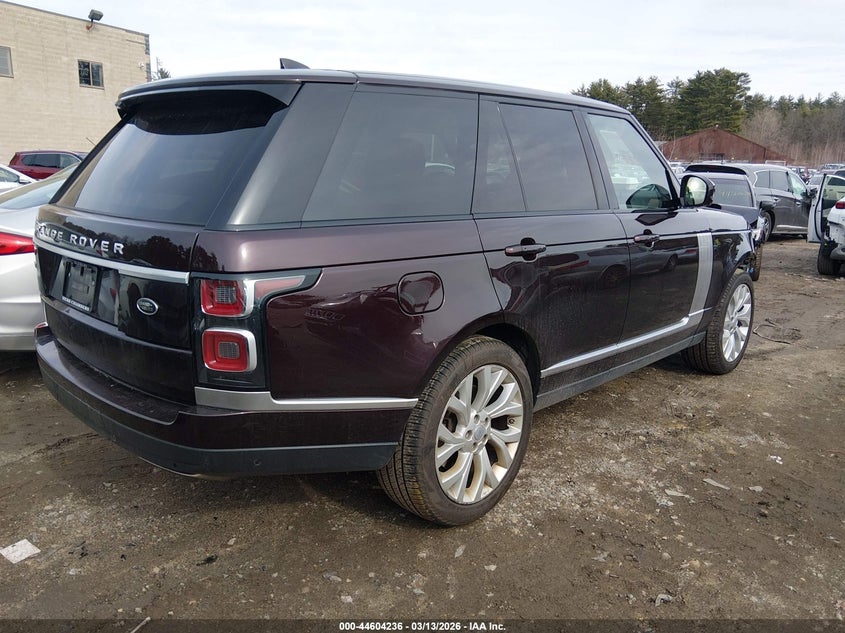 2019 Land rover RANGE ROVER VIN SALGS2SV9KA541003 IAAI salvage auction — FRONT END, Salvage (Massachusetts), sold $18,175 on 2026-07-31 (photo 4)
