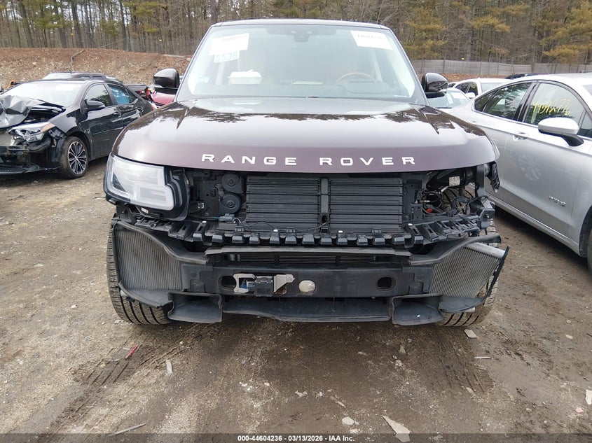 2019 Land rover RANGE ROVER VIN SALGS2SV9KA541003 IAAI salvage auction — FRONT END, Salvage (Massachusetts), sold $18,175 on 2026-07-31 (photo 6)