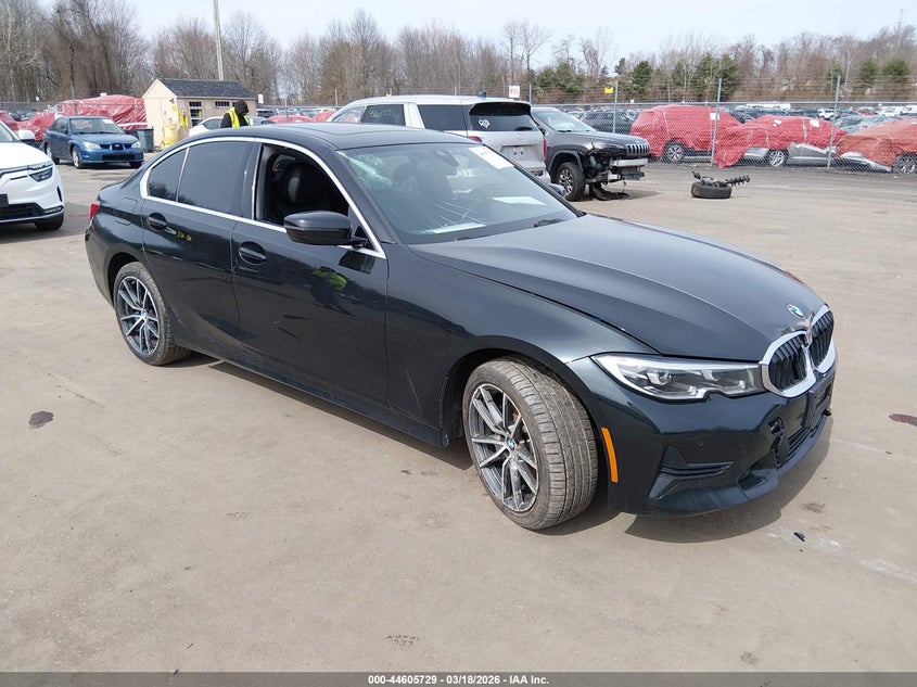 2019 BMW 3er VIN WBA5R7C56KAJ81546 IAAI salvage auction — LEFT SIDE, Salvage Title, sold $7,500 on 2026-07-20 (photo 1)