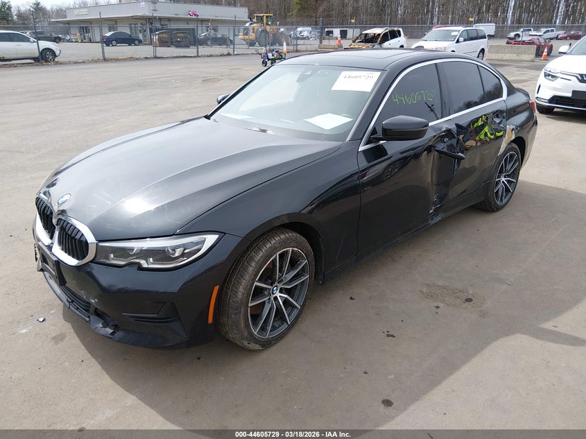 2019 BMW 3er VIN WBA5R7C56KAJ81546 IAAI salvage auction — LEFT SIDE, Salvage Title, sold $7,500 on 2026-07-20 (photo 2)