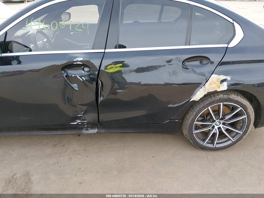 2019 BMW 3er VIN WBA5R7C56KAJ81546 IAAI salvage auction — LEFT SIDE, Salvage Title, sold $7,500 on 2026-07-20 (photo 6)