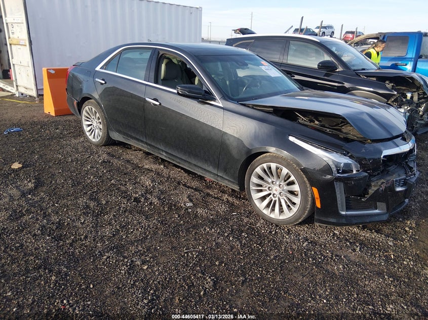 2014 Cadillac Cts VIN 1G6AX5S39E0197085 IAAI salvage auction — FRONT END, Clear (Oklahoma), sold $2,250 on 2026-08-31 (photo 1)