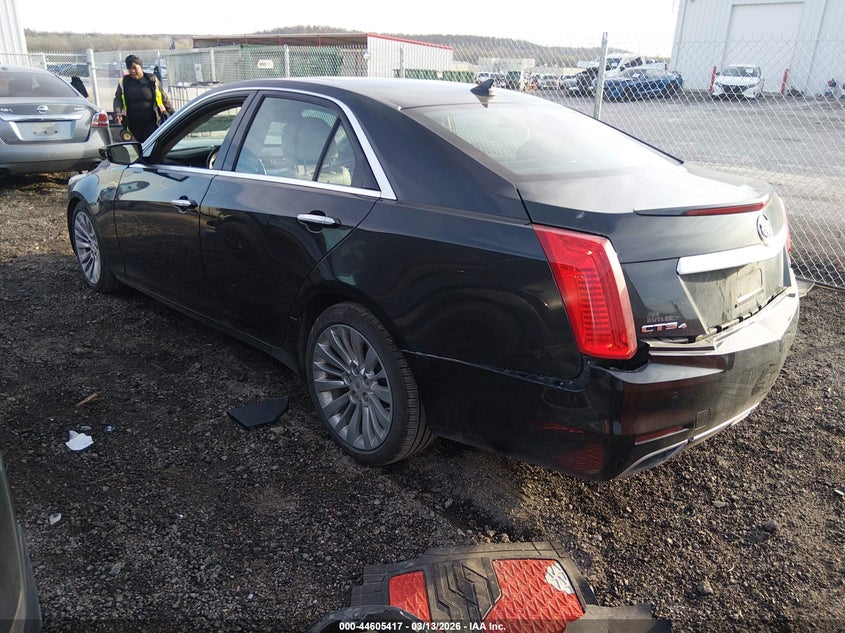 2014 Cadillac Cts VIN 1G6AX5S39E0197085 IAAI salvage auction — FRONT END, Clear (Oklahoma), sold $2,250 on 2026-08-31 (photo 3)