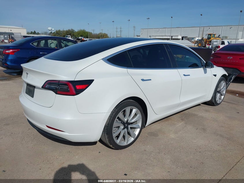 2019 Tesla Model 3 VIN 5YJ3E1EA5KF301518 IAAI salvage auction — FRONT END, Original (Texas), sold $5,450 on 2026-07-16 (photo 4)