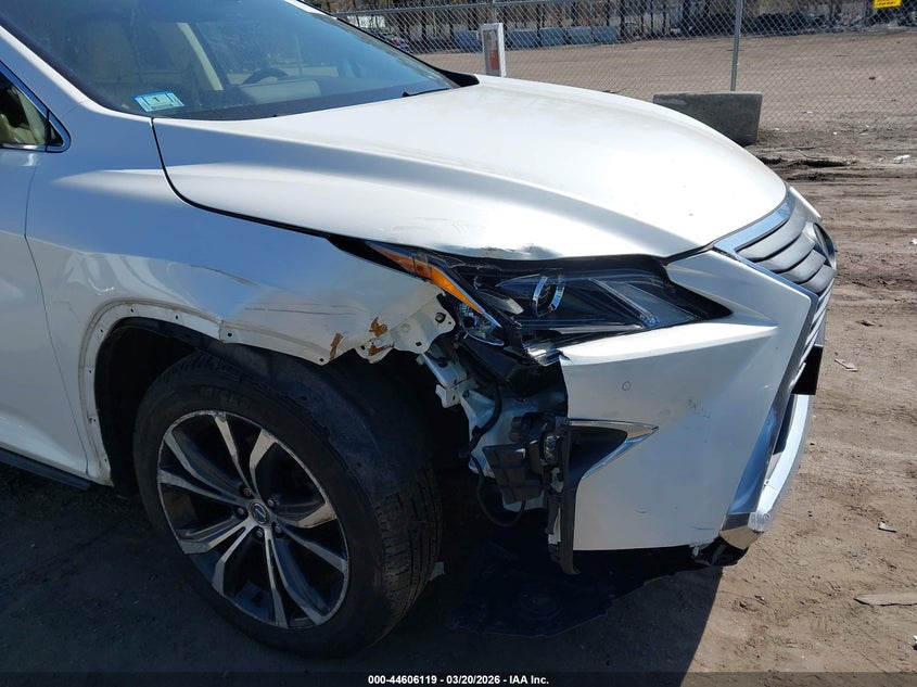 2017 Lexus Rx VIN JTJBZMCA7H2016588 IAAI salvage auction — RIGHT FRONT, Salvage Title, sold $11,000 on 2026-07-25 (photo 6)