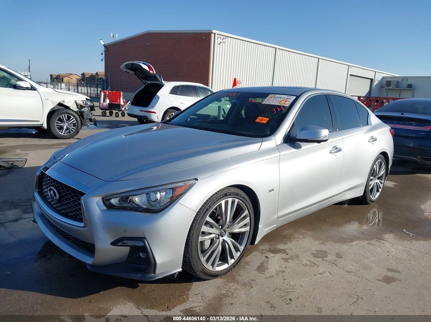 2020 Infiniti Q50 VIN JN1EV7AP0LM204311 IAAI salvage auction — UNDERCARRIAGE, Salvage Title, sold $5,900 on 2026-07-24 (photo 2)