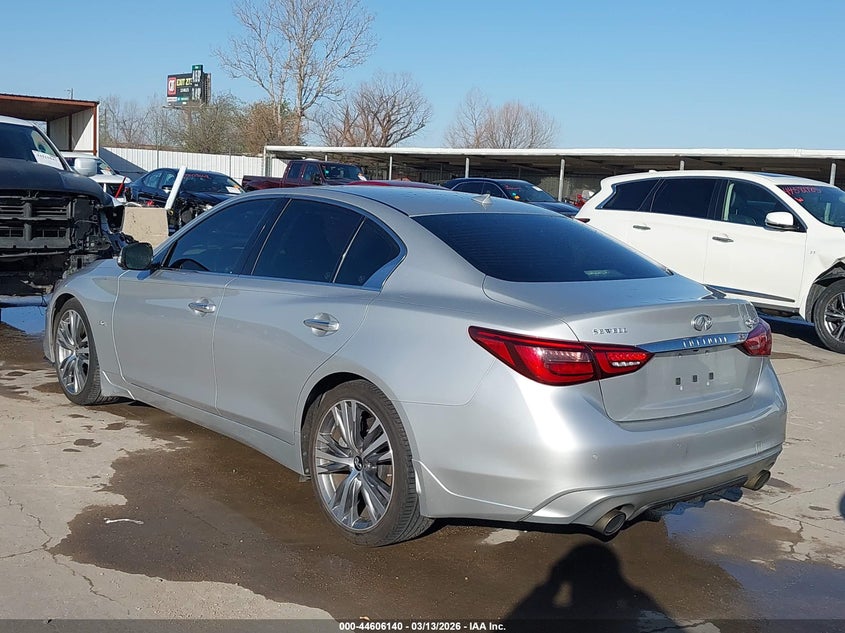 2020 Infiniti Q50 VIN JN1EV7AP0LM204311 IAAI salvage auction — UNDERCARRIAGE, Salvage Title, sold $5,900 on 2026-07-24 (photo 3)
