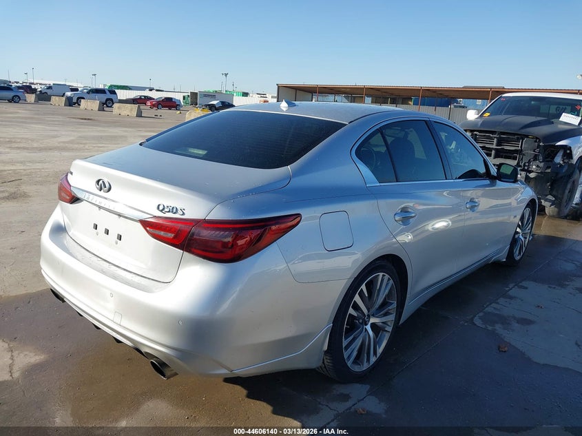 2020 Infiniti Q50 VIN JN1EV7AP0LM204311 IAAI salvage auction — UNDERCARRIAGE, Salvage Title, sold $5,900 on 2026-07-24 (photo 4)